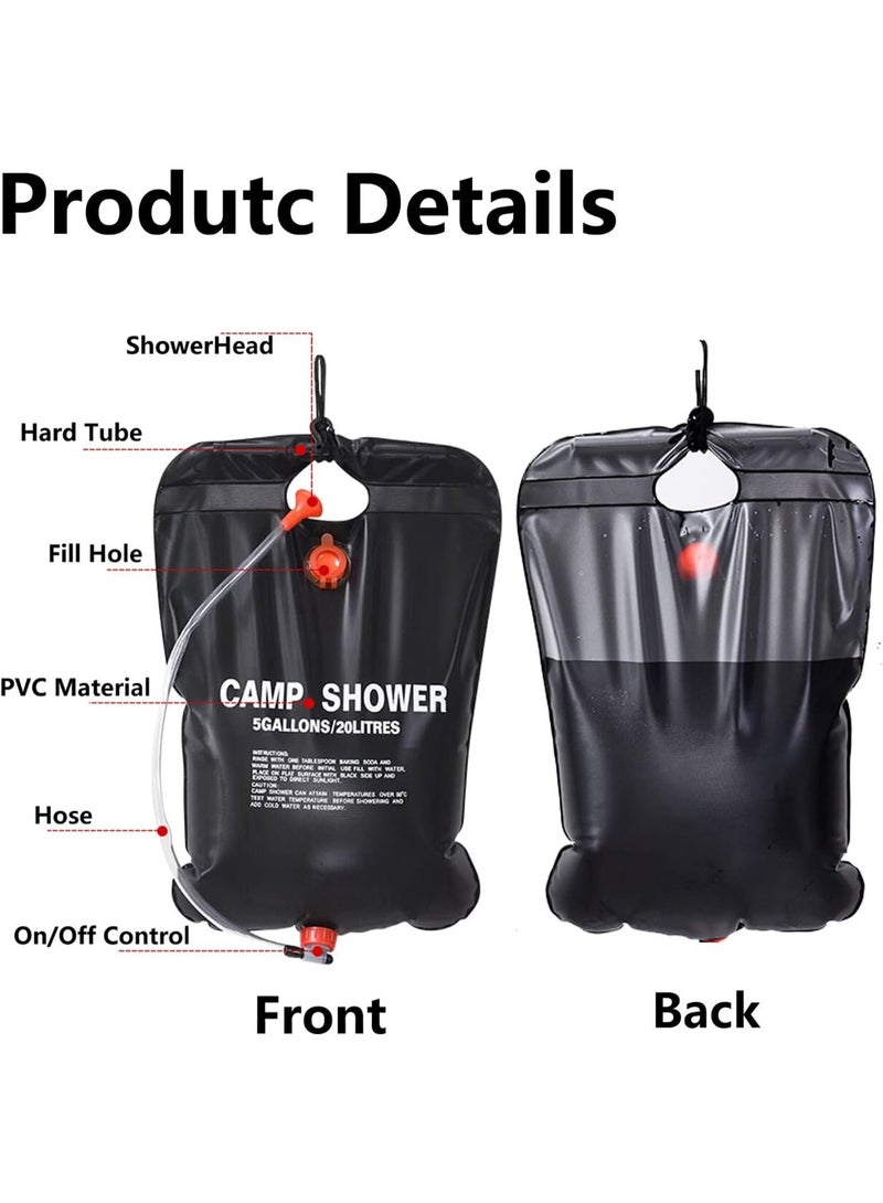 Manful Portable Outdoor Shower Bag 20L - Image 4
